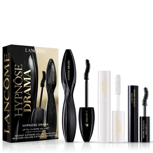 Lancôme Hypnôse Drama & Cils Booster XL Mascara Set – Full-Size Hypnôse Drama 0.27 fl. oz., Travel-Size Cils Booster XL 0.13 fl. oz., Mini Hypnôse Drama 0.06 fl. oz., Volumizing, Revitalizing