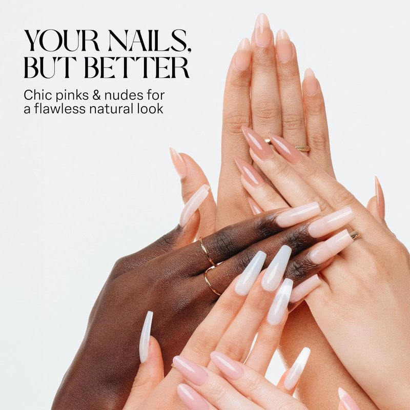 Apres Neutrals Gel-X Press On Nails - Almond Extra Short Soft Gel Tips | 11 Sizes 00-9 (150pcs)