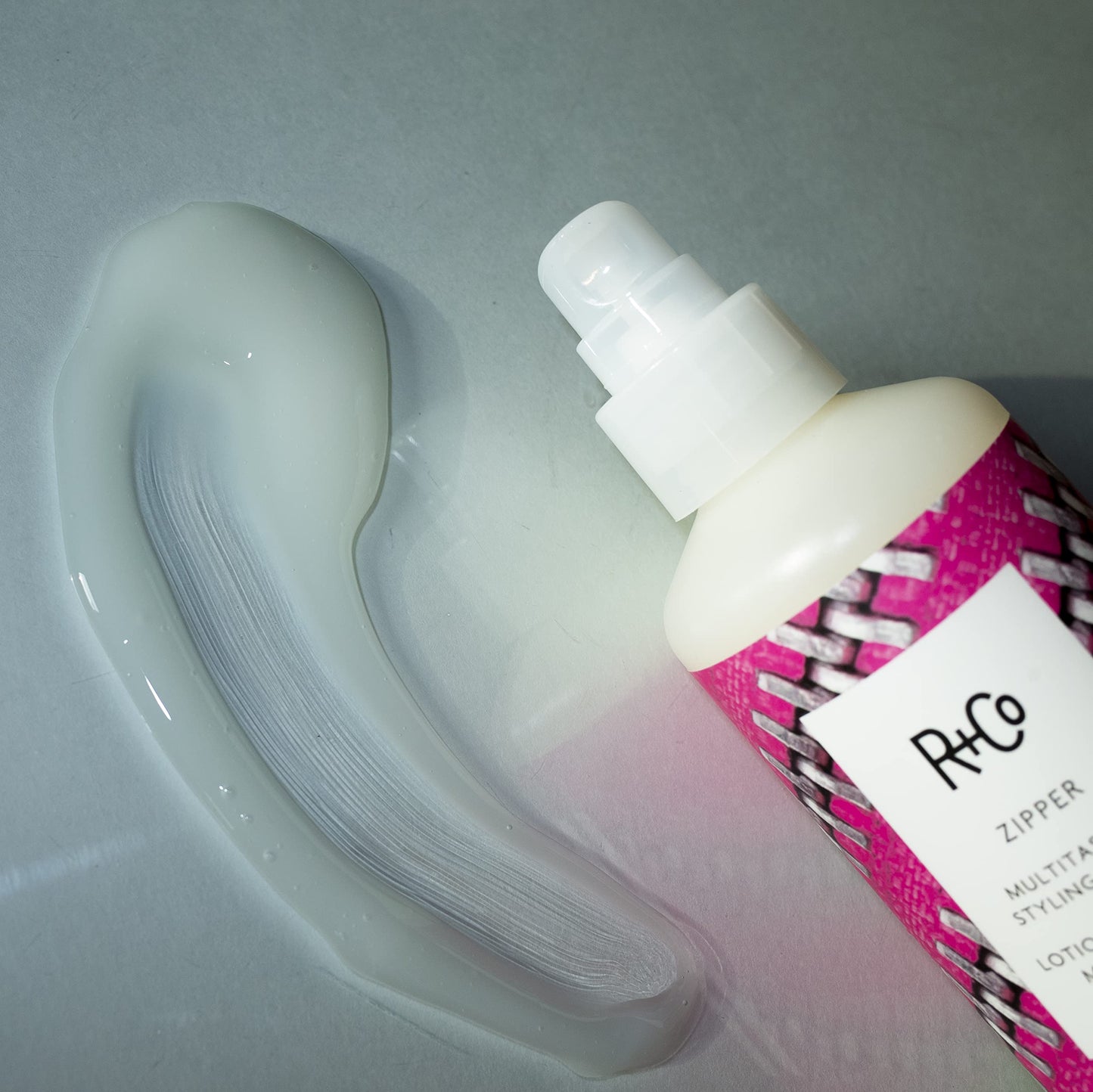 R+Co Zipper Multitasking Styling Lotion – Styling Lotion for Frizz Control, Shine & Flexible Hold – Adds Texture, Softness & Control for All Hair Types – Vegan & Cruelty-Free – 6 oz