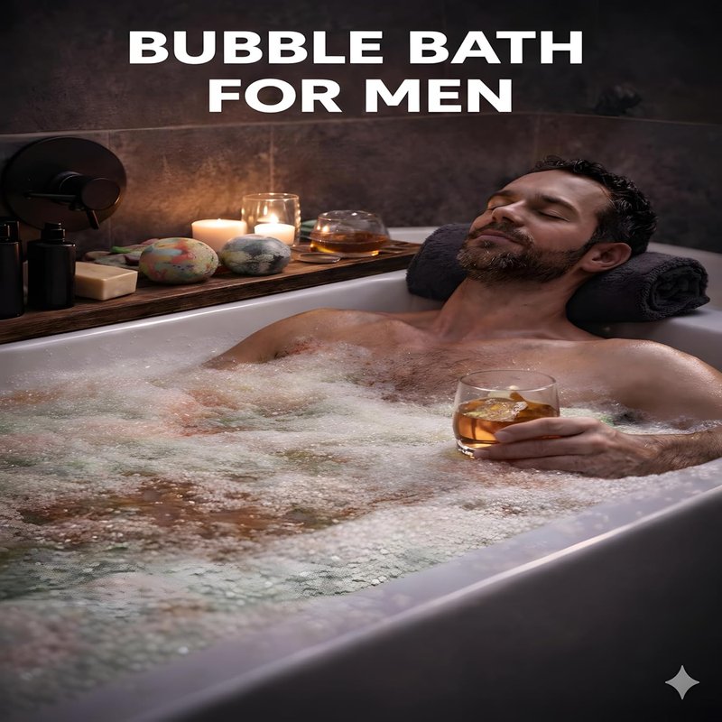 Bath Bombs for Men - Gift Set of 8 Scented Organic Handmade Bath Bombs with Essential Oils | 2.5 oz Each