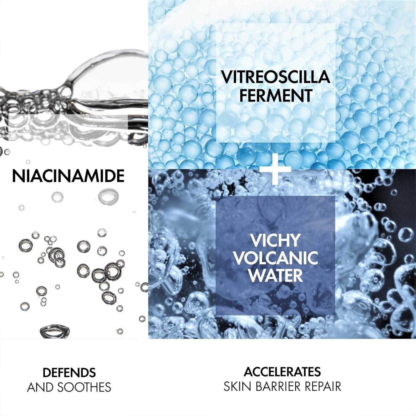 Vichy Mineral 89 Niacinamide Serum - Prebiotic Defense & Recovery Concentrate for Dull, Dry Skin | Hydrating Pore Minimizer
