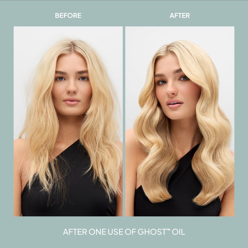 VERB Ghost Oil, 0.54 fl oz – Vegan Weightless Hair Oil- Nourishes and Promotes Shiny Hair – No Parabens or Harmful Sulfates
