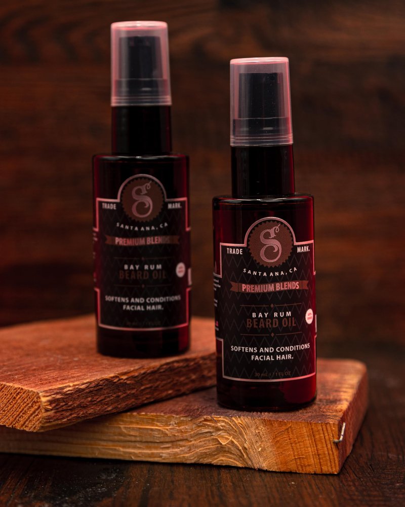 Suavecito Premium Blends Beard Oil - Leave-In Beard Conditioner For Softening Hair, Hydrating Skin, Eliminating Beard Dandruff, Healthy Beard Growth - Bay Rum Fragrance - 1 oz