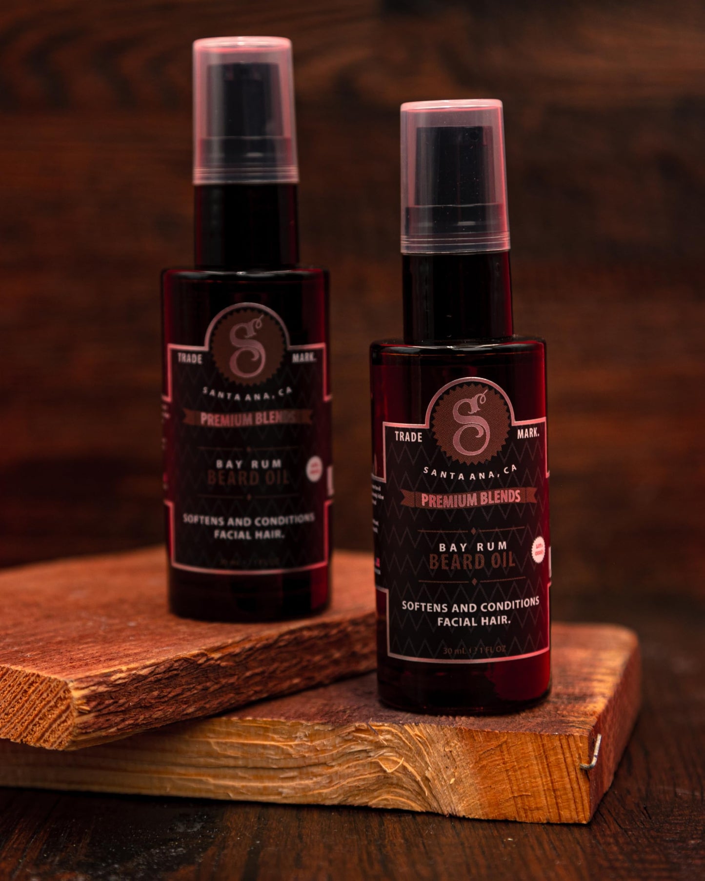 Suavecito Premium Blends Beard Oil - Leave-In Beard Conditioner For Softening Hair, Hydrating Skin, Eliminating Beard Dandruff, Healthy Beard Growth - Bay Rum Fragrance - 1 oz
