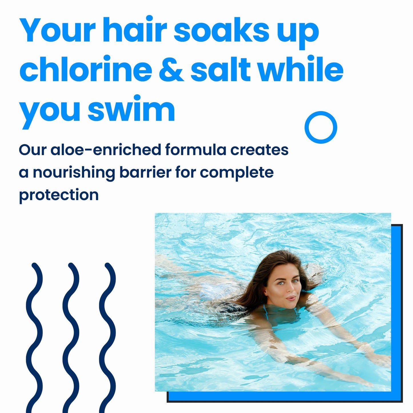 AQUA GUARD Pre-Swim Hair Defense | Protect Hair Before You Swim | Prevents Chlorine Damage + Softens Hair While Swimming | Made in California | Color Safe, Leaves Hair Smelling Great | 5.3 oz