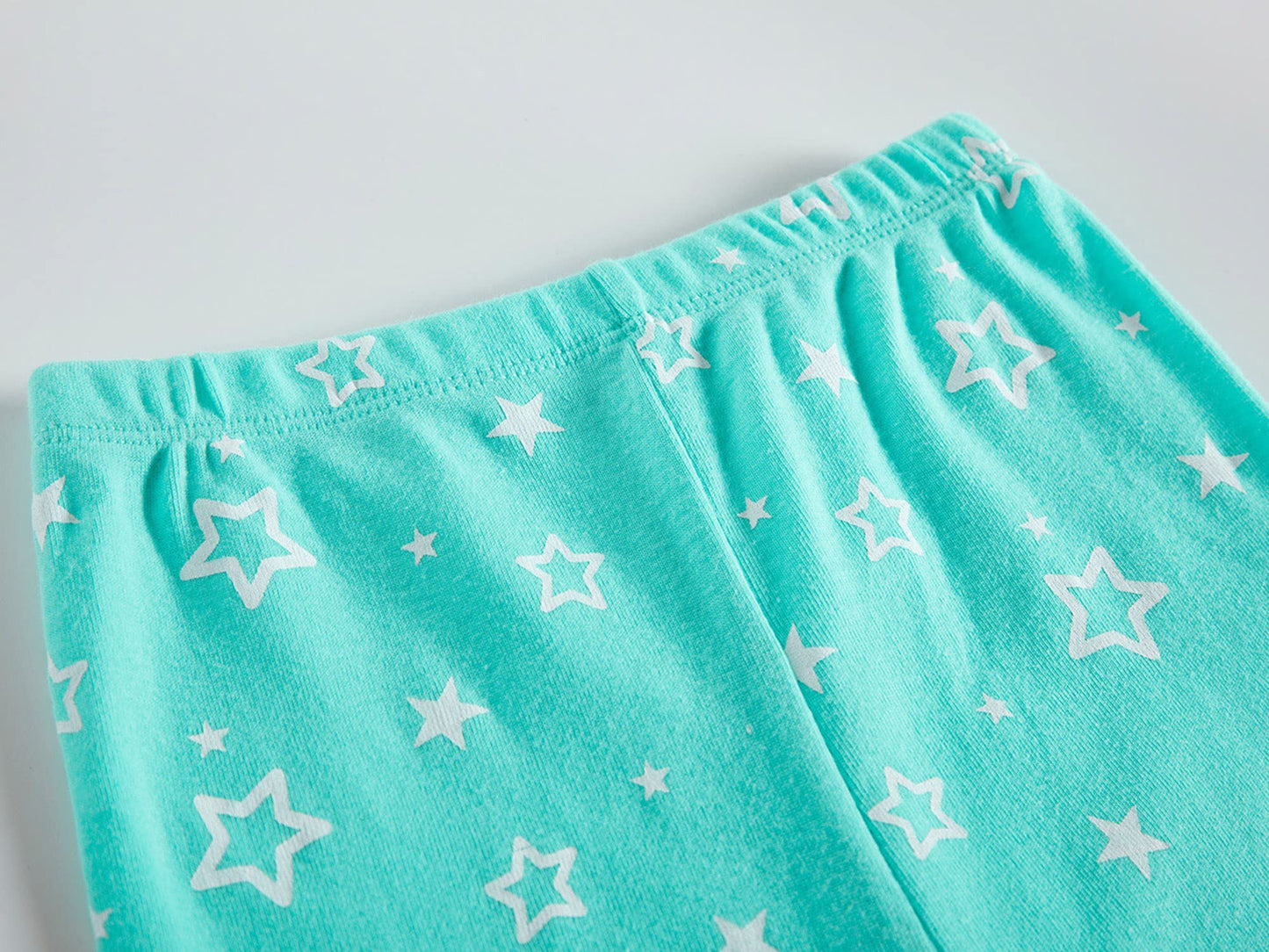 Babyroom Girls Matching Doll&Toddler 4 Piece Cotton Pajamas Kids Clothes Sleepwear Size 4 Blue