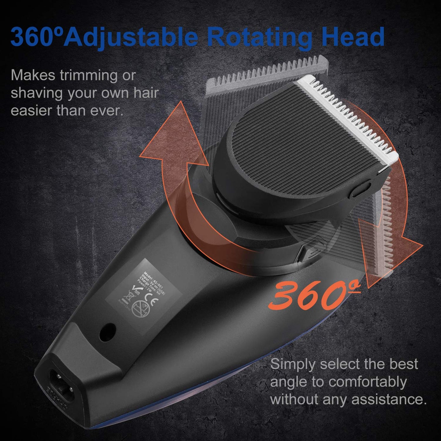 Kokoline Hair Clipper for Men,Balder Pro Head Shaver,Cordless Barber Self Haircut Kit,Head Trimmer for Bald Men,Beard Trimmer,Buzz Cut Razor,Professional Electric Razor,2025122201