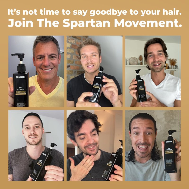 SPARTAN™ Root Activator Conditioner For Men - Hair Growth Conditioner, Thickening Hair Moisturizer for Hair Loss and Thinning Hair