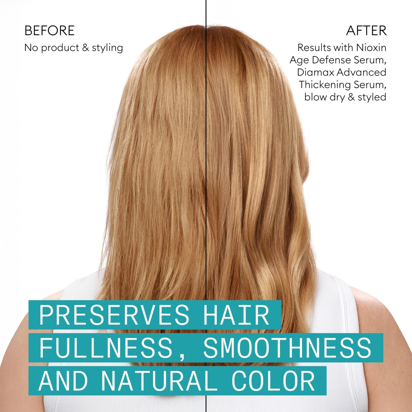 Nioxin Age Defense Anti-Aging Hair Serum | Leave-in Scalp Treatment with Peptides | 2.3 Fl Oz | 70mL