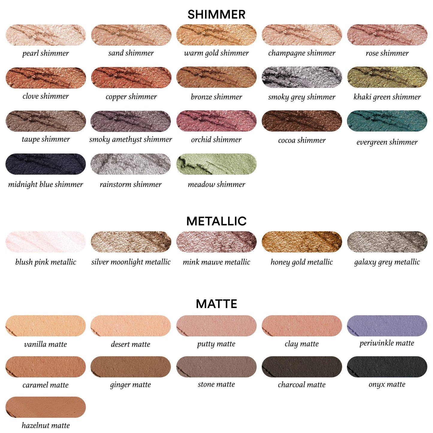 Julep Eyeshadow 101 Crème to Powder Waterproof Eyeshadow Stick Duo, Rainstorm Shimmer and Pearl Shimmer