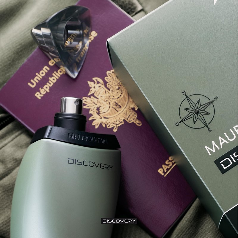 Mauboussin - Discovery 100ml (3.3 Fl Oz) - Eau de Parfum for Men - Woody, Aromatic & Citrus Scents