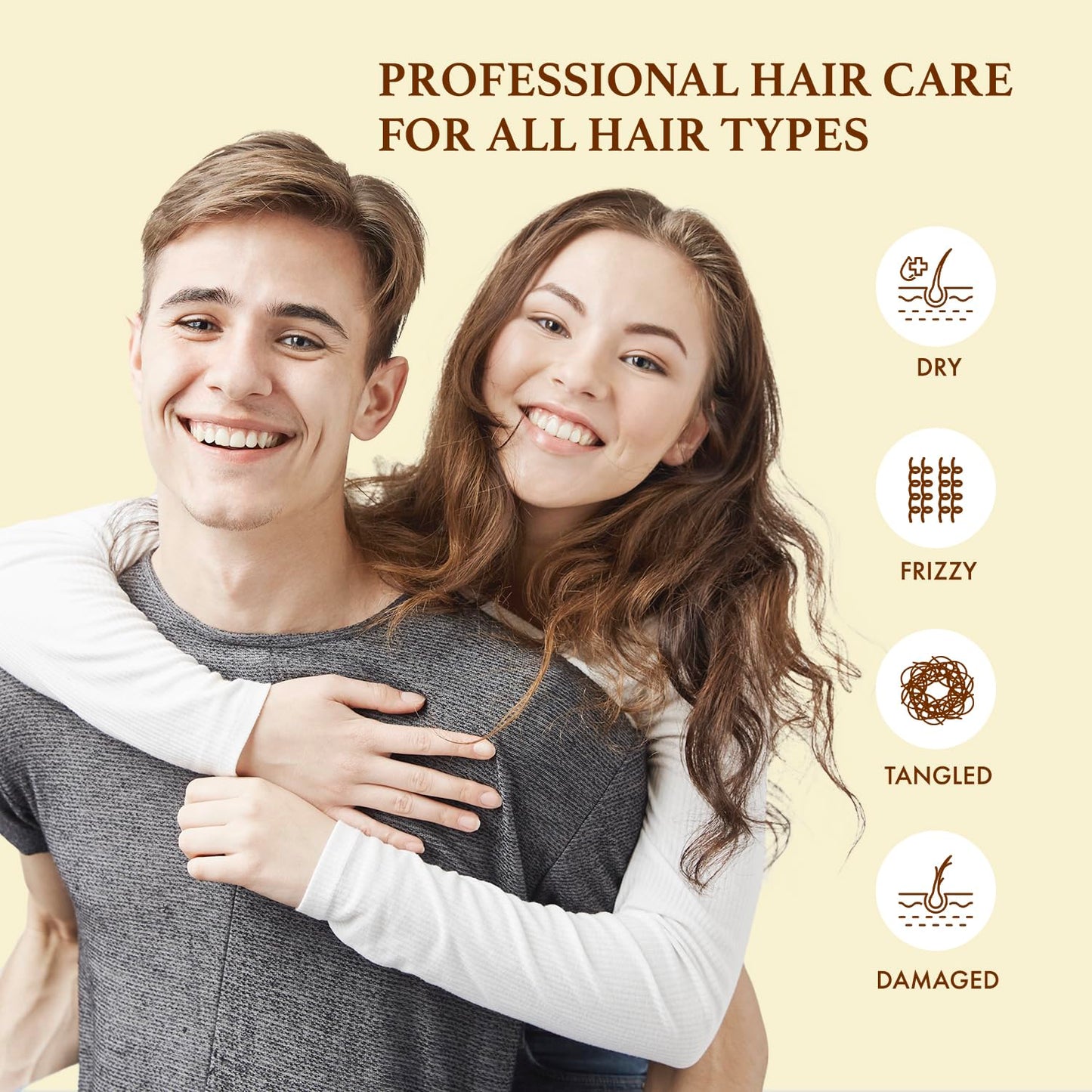 Hair Growth Serum: Rosemary Batana Castor Oil Rice Water Biotin Hair Oils for Hair Growth - Hair Growth Thickening Product - Hair Loss Treatments for Women Men(1.7 Fl Oz (Pack of 2))