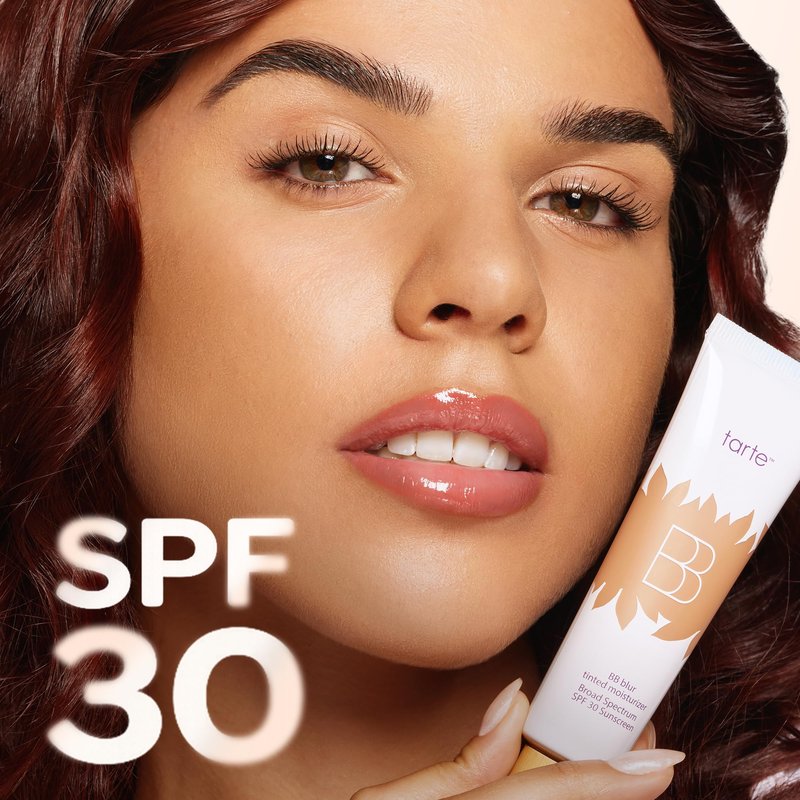 tarte BB blur tinted moisturizer Broad Spectrum SPF 30 – Medium Buildable Coverage with Natural Lightweight Matte Finish, Vegan & Cruelty-Free, full size, espresso