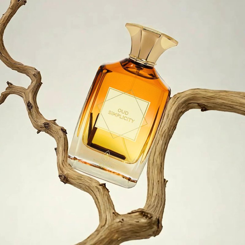 French Arabian Perfumes Oud Simplicity 100ml Oud Perfume for Women and Men Long-lasting Oud Rose, Sandalwood and Vanilla Scent
