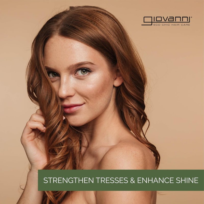 GIOVANNI Tea Tree Triple Treat Shampoo & Conditioner Set - Invigorating Vegan Formula for Dry Scalp | 8.5 oz Each