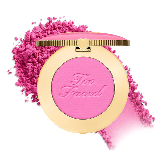 Too Faced Blurring Blush - High-Pigment Velvety Powder for Cheeks | Vegan & Cruelty-Free, 93% Naturally Derived Ingredients