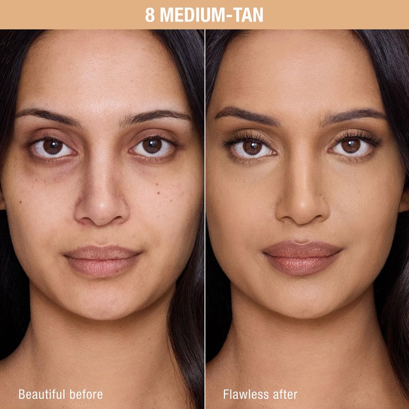 Charlotte Tilbury AIRbrush Flawless Blur Concealer - Concealer for Dark Circles, Blemishes & More - Hydrating, Full Coverage with a Natural Matte Finish - 8 Medium