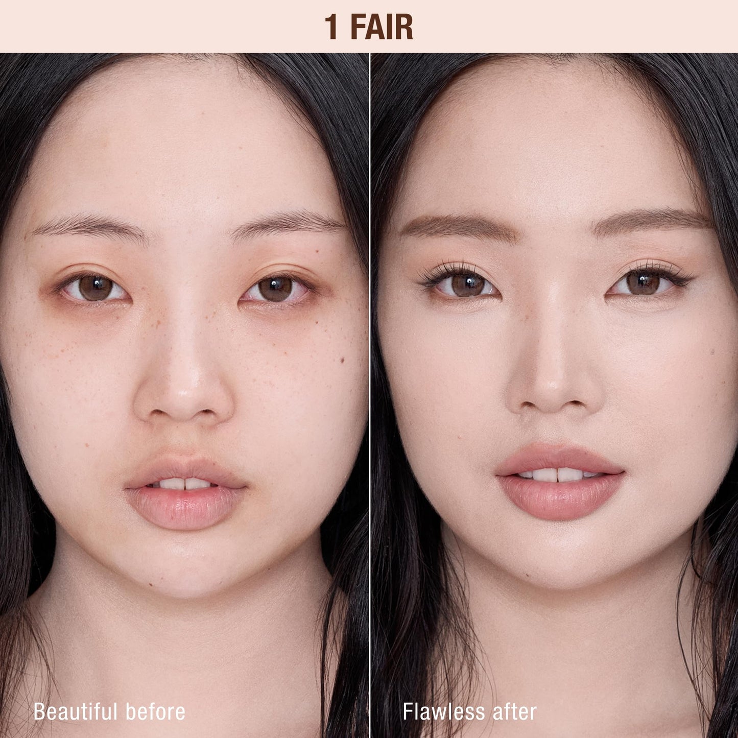 Charlotte Tilbury AIRbrush Flawless Blur Concealer - Concealer for Dark Circles, Blemishes & More - Hydrating, Full Coverage with a Natural Matte Finish - 1 Fair