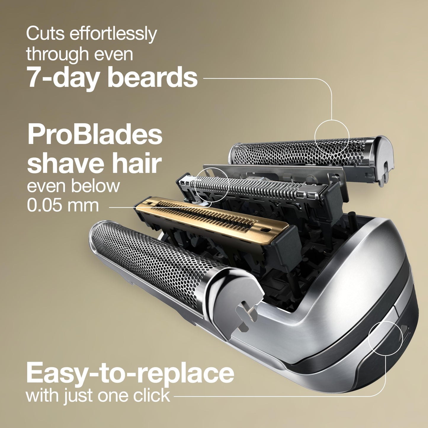 Series 9 Men's Electric Shaver Head Original Replacement Blade,Silver 94M,(Pack of 10)