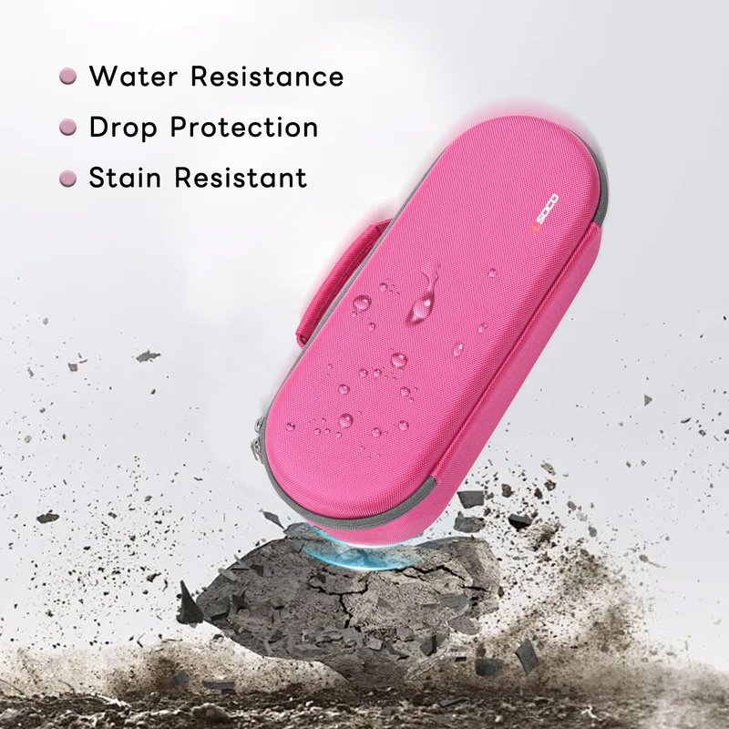 RLSOCO Travel Case for Dyson Supersonic/Supersonic Nural Hair Dryer & Dyson Airwrap/Airwrap i.d./Airwrap Co-anda2x Multi-Styler, Storage Hair Dryer/Airwrap Only for easy travelling (Pink)
