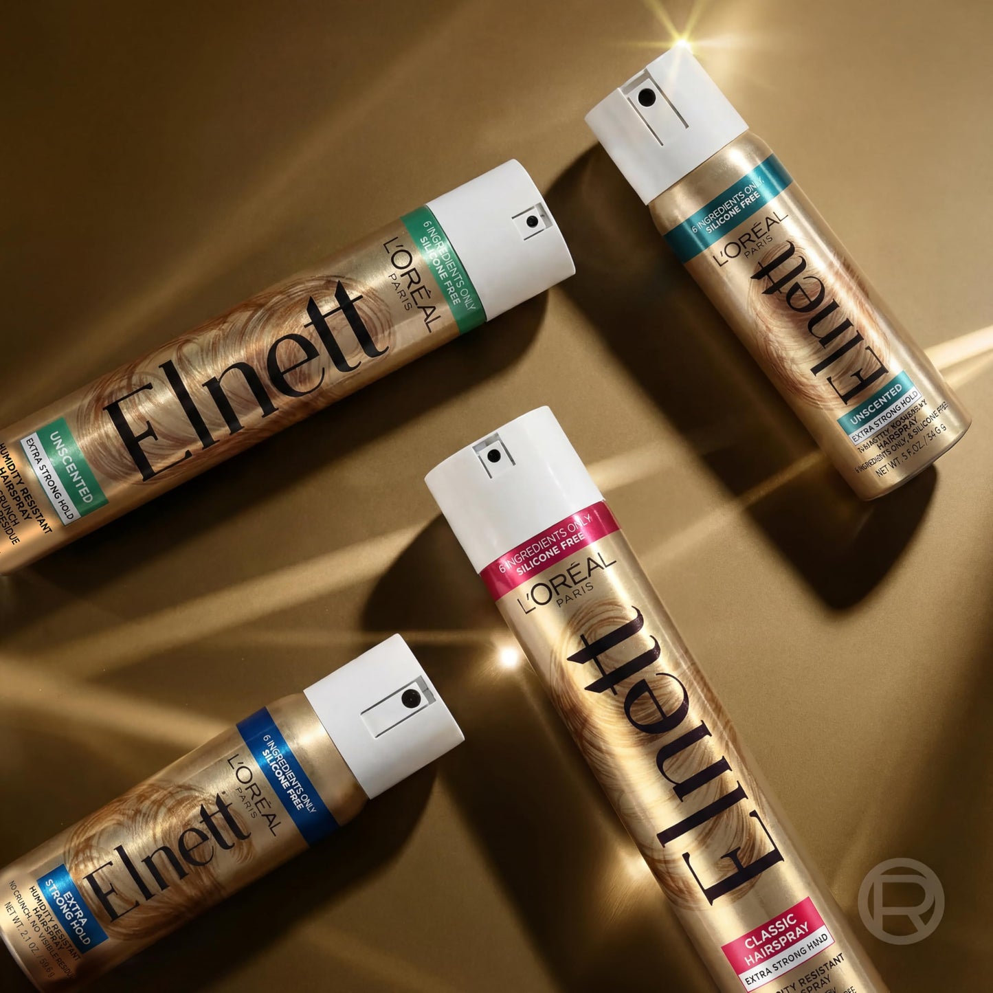L'Oreal Paris Elnett Classic Hairspray, Suitable for Color Treated Hair, up to 72-Hour Extra Strong Hold Formula with Humidity Resistant Frizz Control, Hairspray with Soft, Brushable Finish, 11 oz