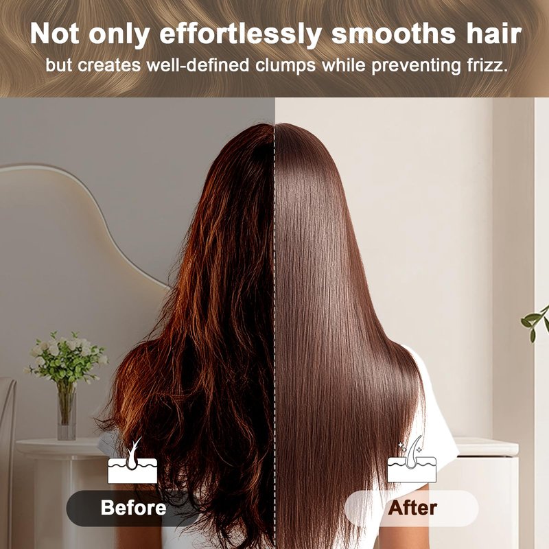 Lynnieëlle Boar Bristle Hair Brush for Fine Hair - Ultimate Smoothing Vented Detangler Wet Brush for Women, Gentle Scalp Massage, A Great Gift