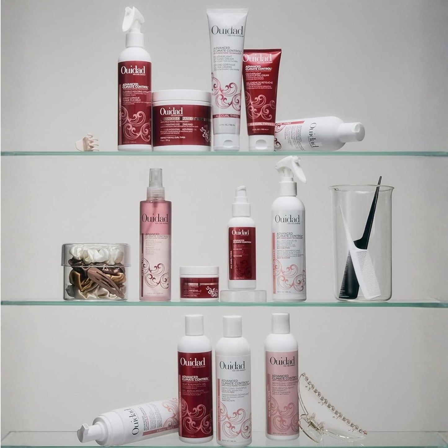 Ouidad Advanced Climate Control Defrizzing Conditioner | Hydrates & Defines Curly Hair, Blocks Humidity & Frizz, Sulfate-Free