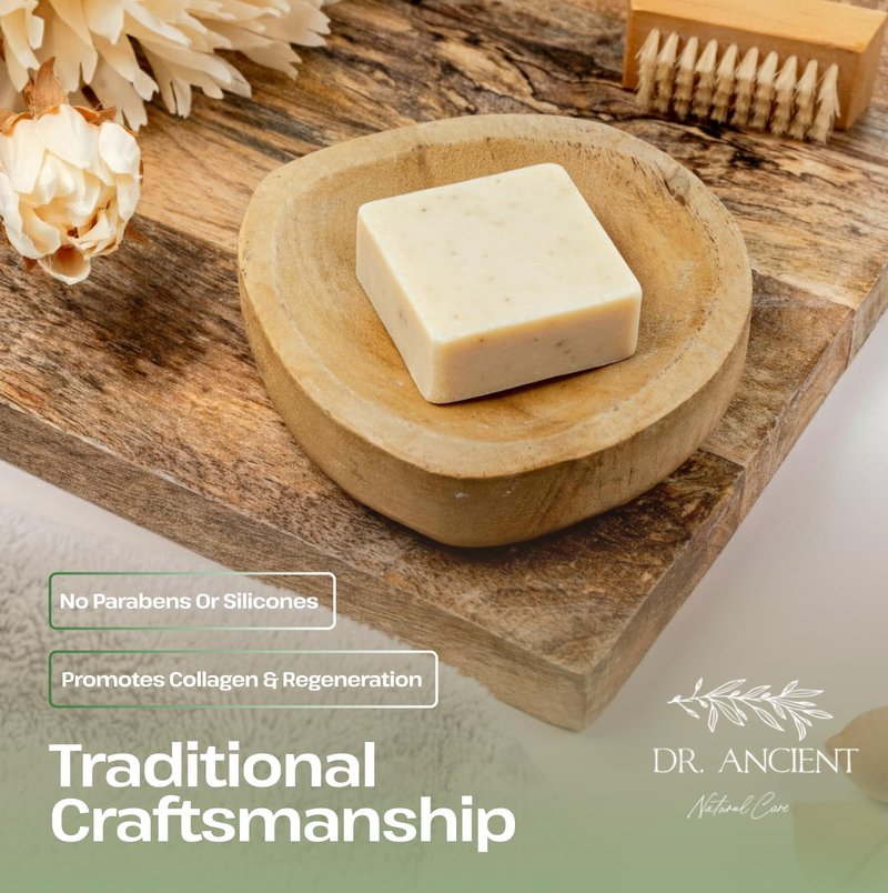 Dr.Ancient Donkey Milk Soap Bar Natural Moisturizing Milk Soap Ancient Inspired Handmade for Face and Body Gentle Cleanser for Sensitive and Dry Skin 5 oz (Pack of 4)