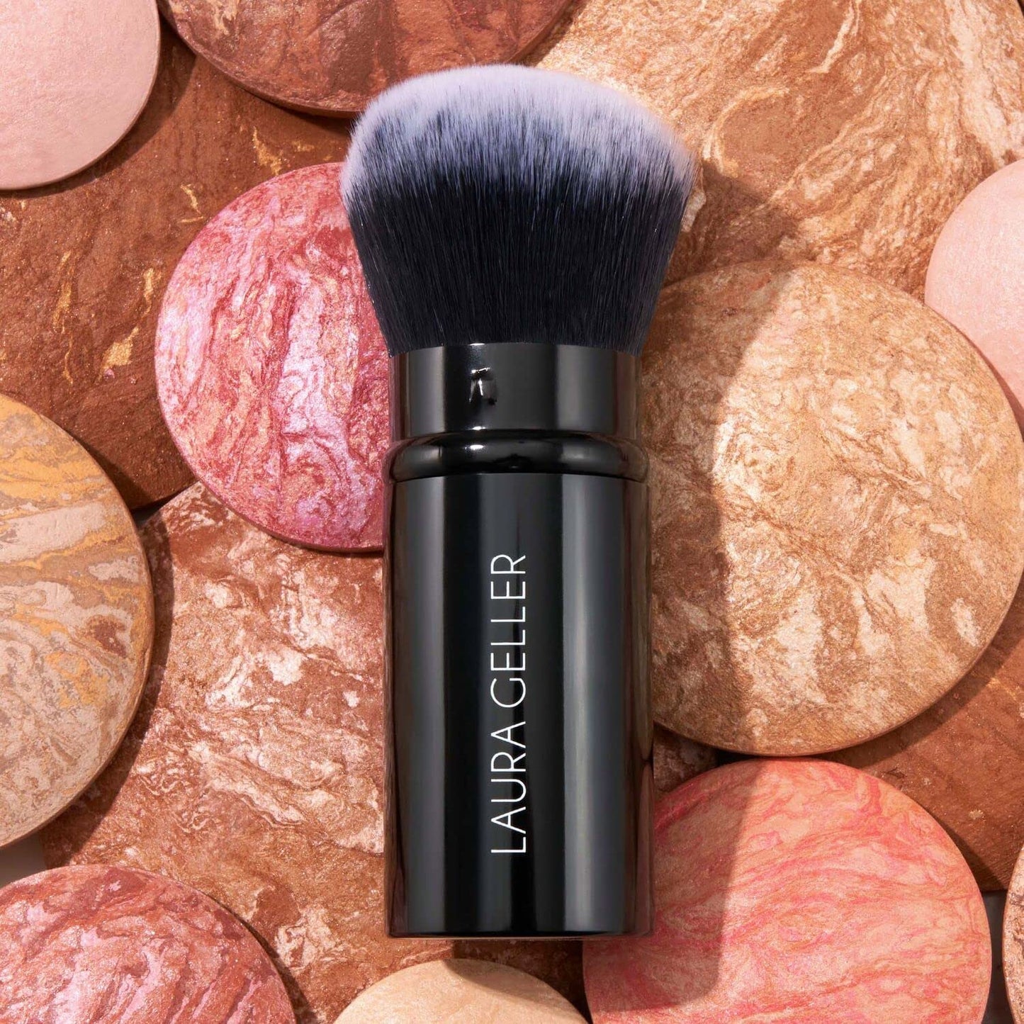 Laura Geller Makeup Primer - Super-Size Hydrating Spackle with Hyaluronic Acid | Includes Airbrush Kabuki Brush