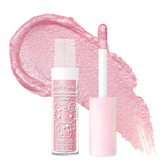 Hello Kitty Liquid Eyeshadow - Smooth, Blendable Shimmery Matte in Bubblegum Pink | Vegan & Cruelty-Free
