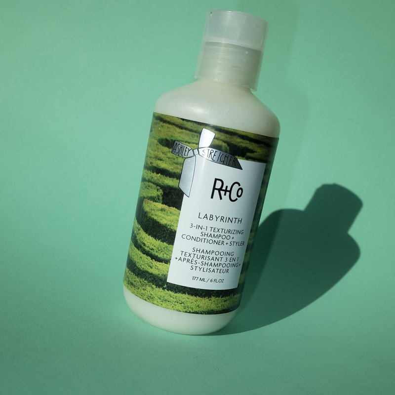 R+Co Labyrinth 3-in-1 Texturizing Shampoo, Conditioner & Styler – Cleanses, Adds Texture, Volume & Hydration – Builds Touchable, Piecey Volume for All Hair Types – Vegan & Cruelty-Free – 6 oz