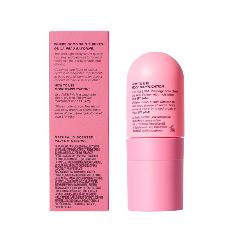 Avatara The Water Drop Milky Hydration Serum – Lightweight Water-Based Daily Face Moisturizer for Teens – With Kombucha, Watermelon & Hyaluronic Acid – Soothes, Hydrates & Balances, All Skin Types