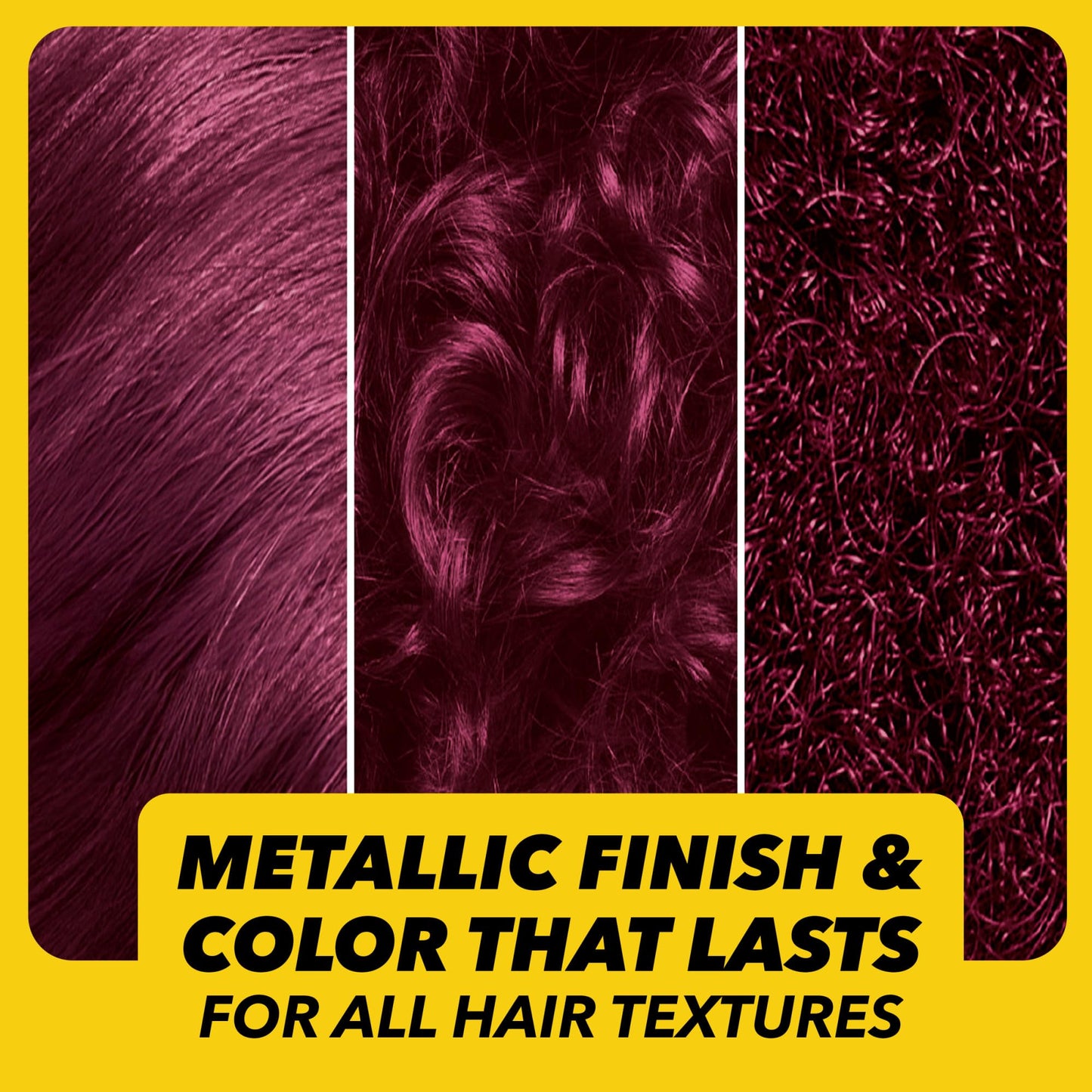 got2b Metallics Permanent Hair Dye, Dark Ruby M68, Hair Color for Women & Men, Formulated with Metallic-Shine Booster for Cool, Shimmering Tones, Lasts Up to 30 Washes, 1 Kit