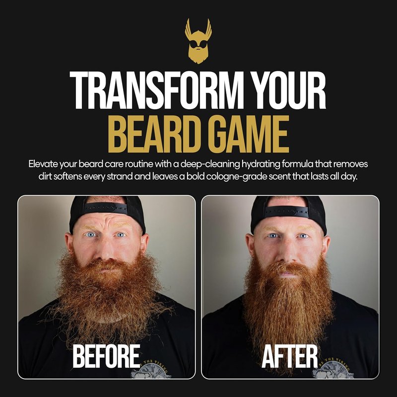 Radiance Beard Wash - Cleanse & Nourish Your Beard | Valhalla’s Gates - 8 fl oz
