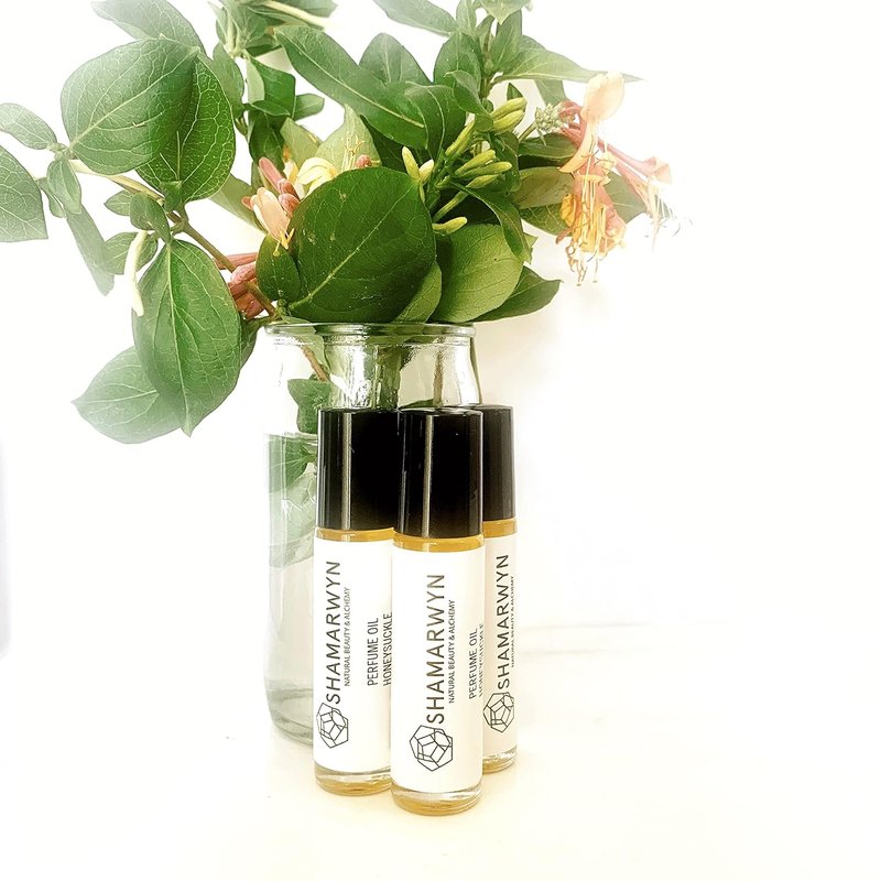 Honeysuckle Perfume Oil - Natural Organic Essential Oil Roll-On | Aromatherapy Blend