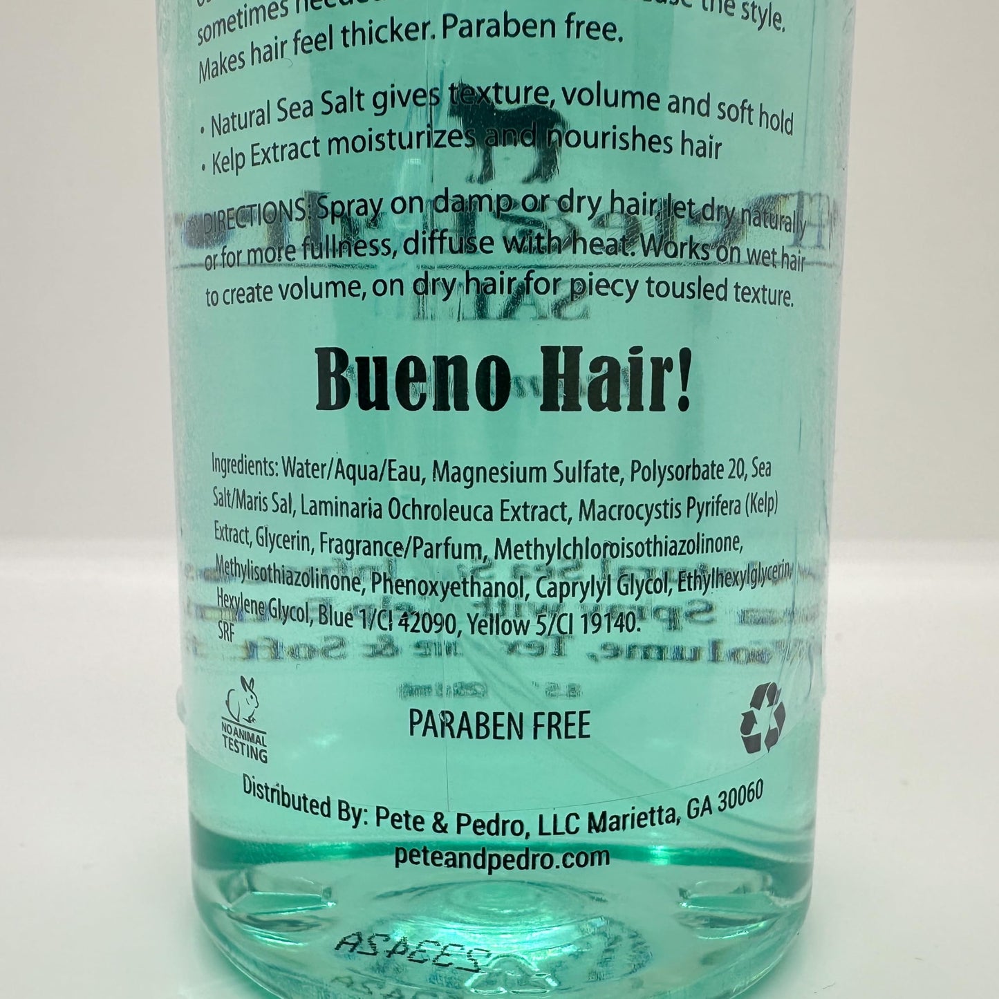 Pete & Pedro Natural Sea Salt Spray 8 oz. & Hair Putty 2 oz. Combo - Adds Instant Volume, Texture, & Thickness | High Hold, Matte Finish Hair Clay for Easy Men’s Hairstyling