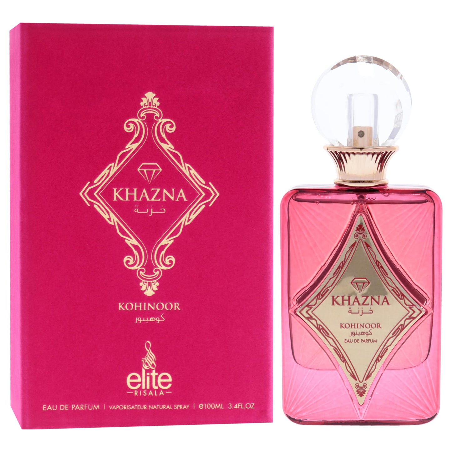 Risala Elite - Khazna Kohinoor for Unisex - 3.4 oz EDP Spray
