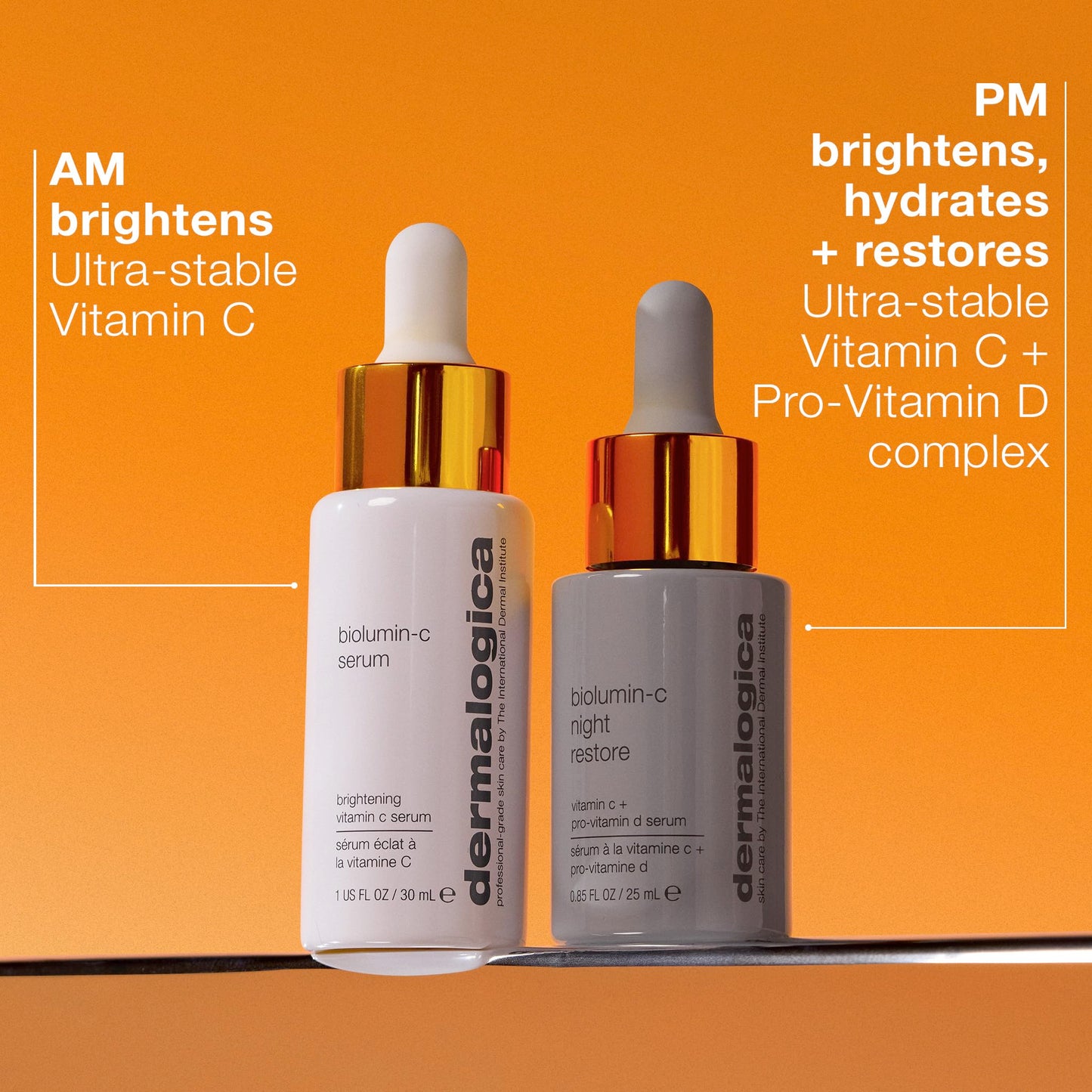 Dermalogica Biolumin-C Serum, Vitamin C Dark Spot Serum for Face with Peptide and AHA - Exfoliates and Reduces Sign of Skin Aging, 2 Fl Oz