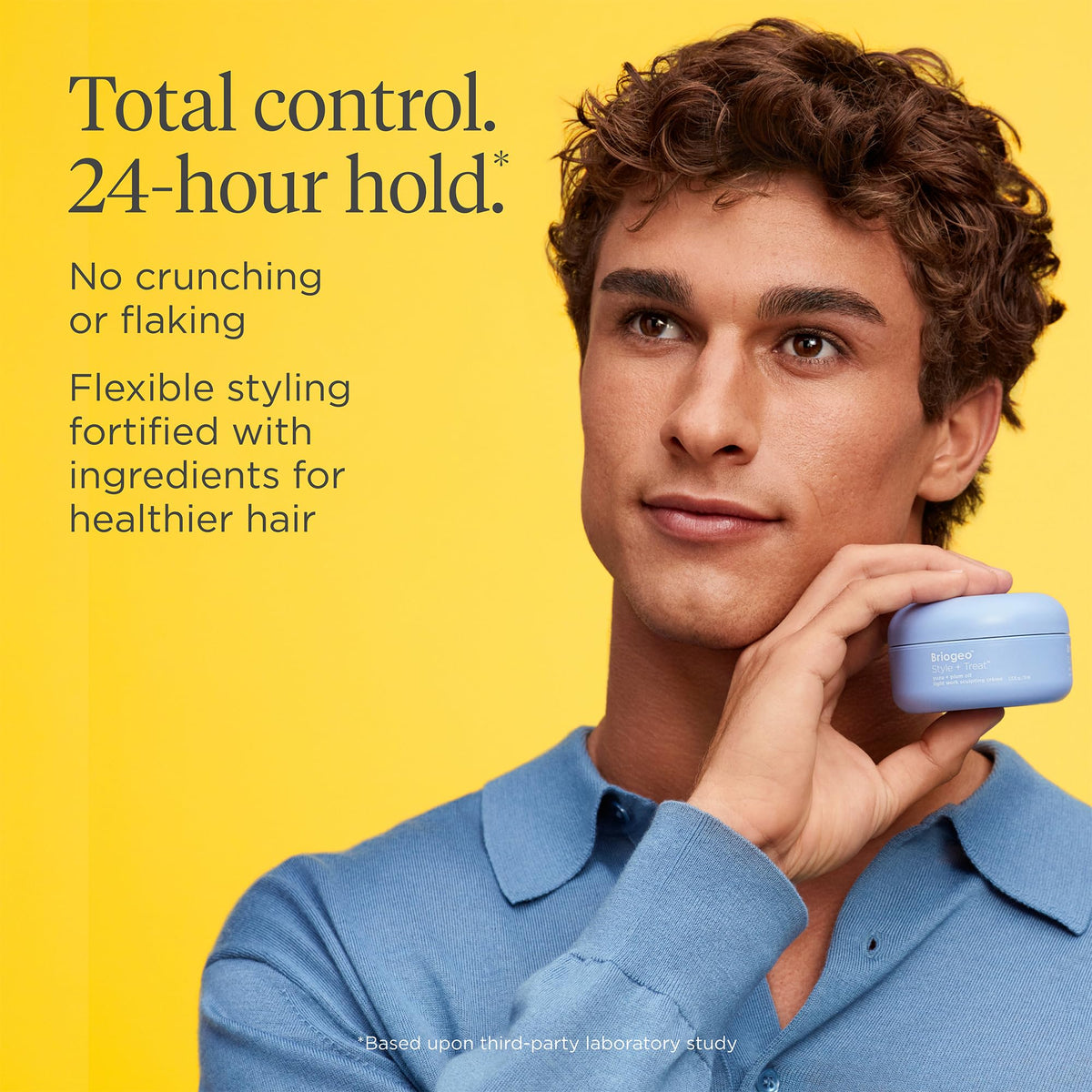 Briogeo Style + Treat Yuzu + Plum Oil Light Work Sculpting Crème | Flexible Hold Hair Pomade | Non‑Greasy | Vegan & Cruelty-Free | 1.75 oz