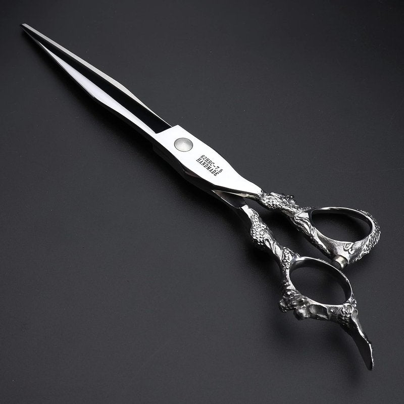 Professional Japanese Hair Scissors - 440C Stainless Steel Razor Edge | 7.5 Inch Flat Design