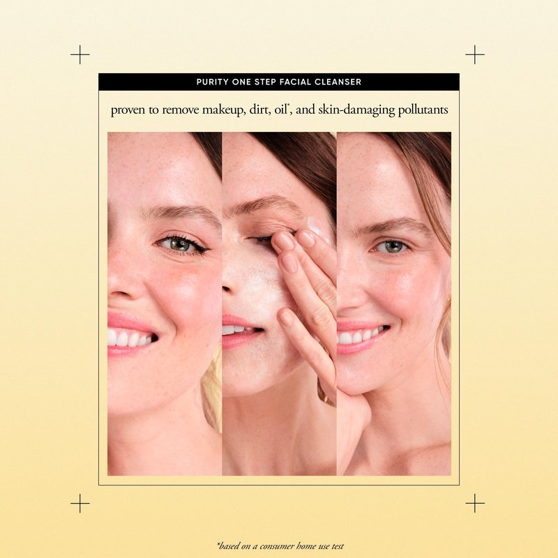 philosophy purity made simple one-step facial cleanser- with meadowfoam seed oil gently cleanses & melts away dirt, oil & stubborn makeup paraben-free face wash