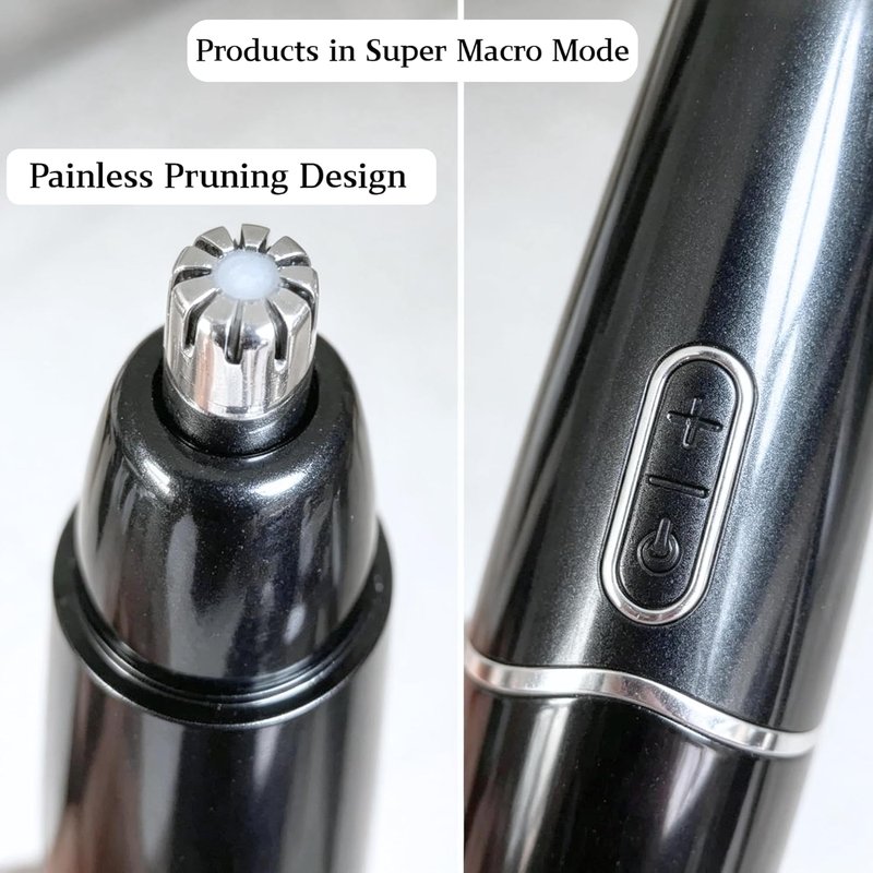5-in-1 Nose Hair Trimmer for Men - USB-C Rechargeable Electric Grooming Kit | Painless Eyebrow & Facial Trimmer, IPX7 Waterproof, LED Display