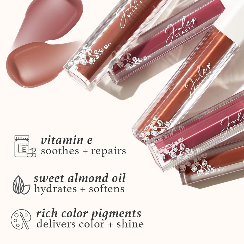 Julep Plumping Lip Gloss - Not Sorry | High-Shine Hydrating Color with Vitamin E - Lightweight & Non-Sticky