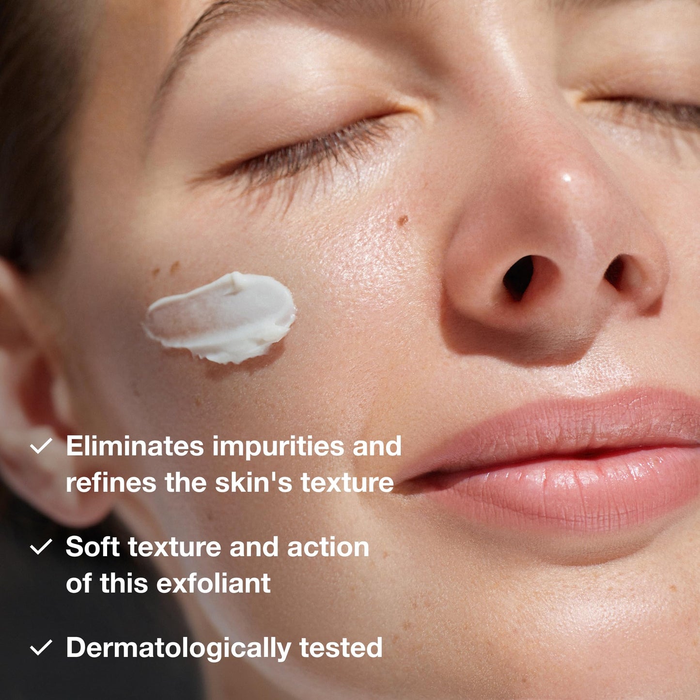 PHYTOMER Vegetal Exfoliant Gentle Face Exfoliating Cream Cleanser | Helps reduce the look of impurities, Refines Skin Texture | Made with Natural Enzymes | Safe for Sensitive Skin (50 ml)