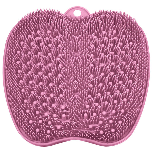 BESKAR 2Pack Shower Foot Scrubber Mat, Foot Scrubbers for Use in Shower, Cleaning & Exfoliating Your Feet No Bend