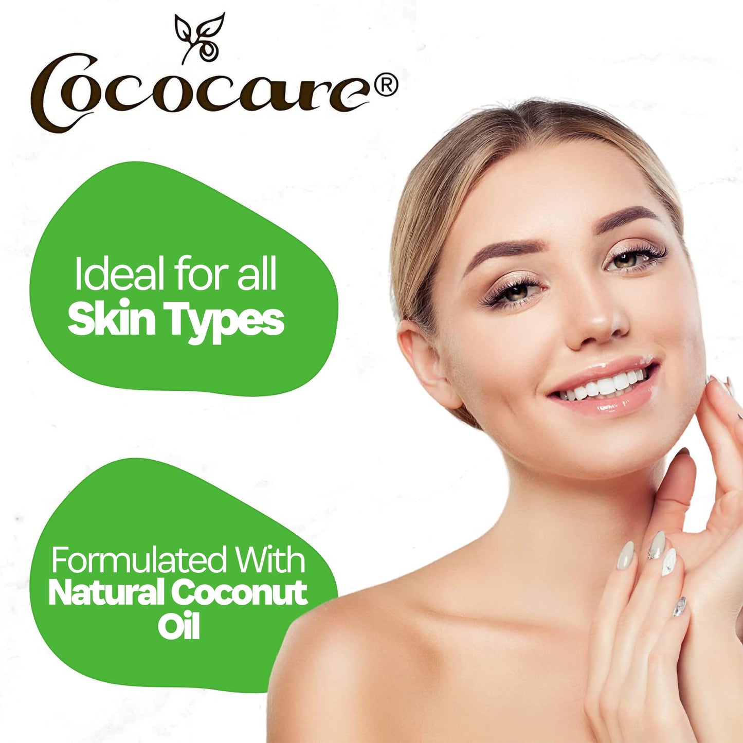 Cococare Coconut Moisturizing Oil 8.5 Ounce (260ml) (Pack of 3)