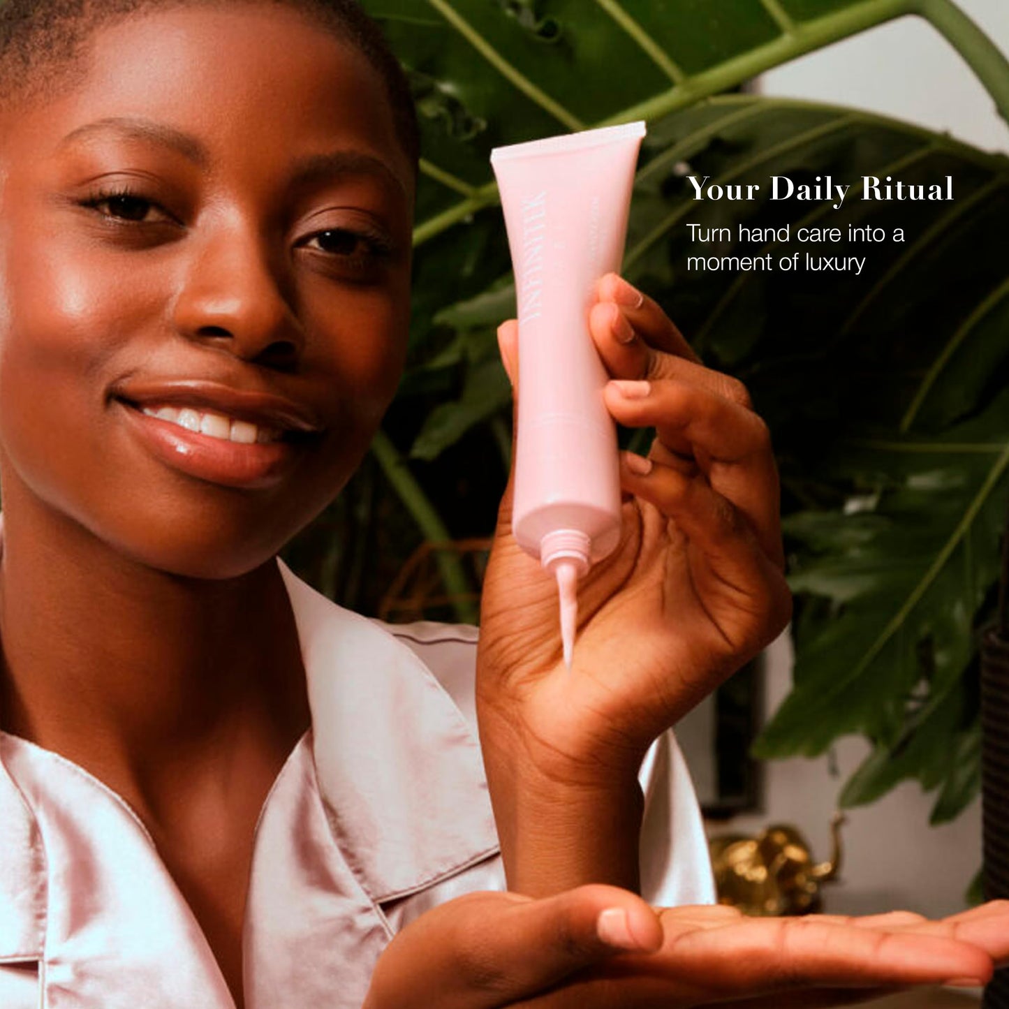 Infinitek Paris | Blossom Hand Cream - Moisturizing Cream for Dry Hands | Galentine’s Gifts & Valentine’s Day Gifts for Women | Anti Aging Hand Cream for Women | 70 g / 2.4 fl oz