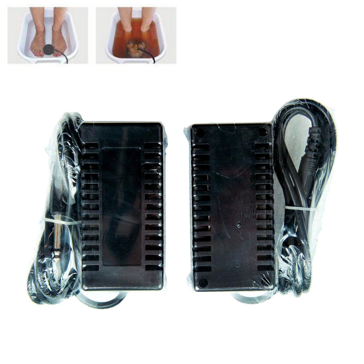 4 Rectangle Arrays for Detox Footbath - Replacement Foot Detox Array for Ionic Foot SPA Cleanse Machine (2 Count (Pack of 1))