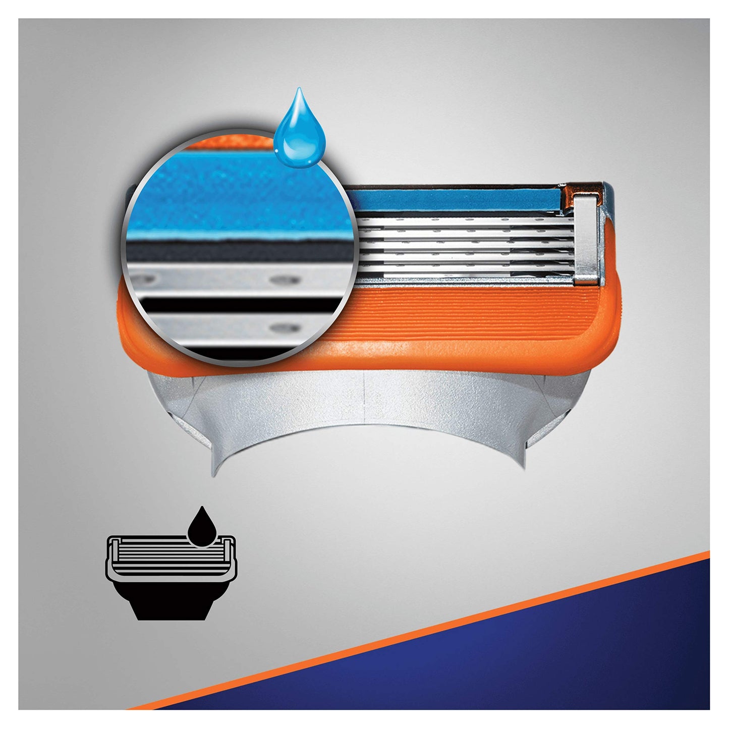 Gilette Fusion5 Razor 12 Blades for Men