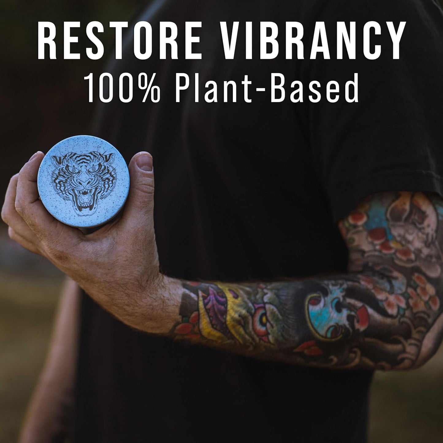VITIUM Tattoo Butter Aftercare Balm - Vegan Formula for Brightening & Healing Tattoos | 5oz, Tropical Scent